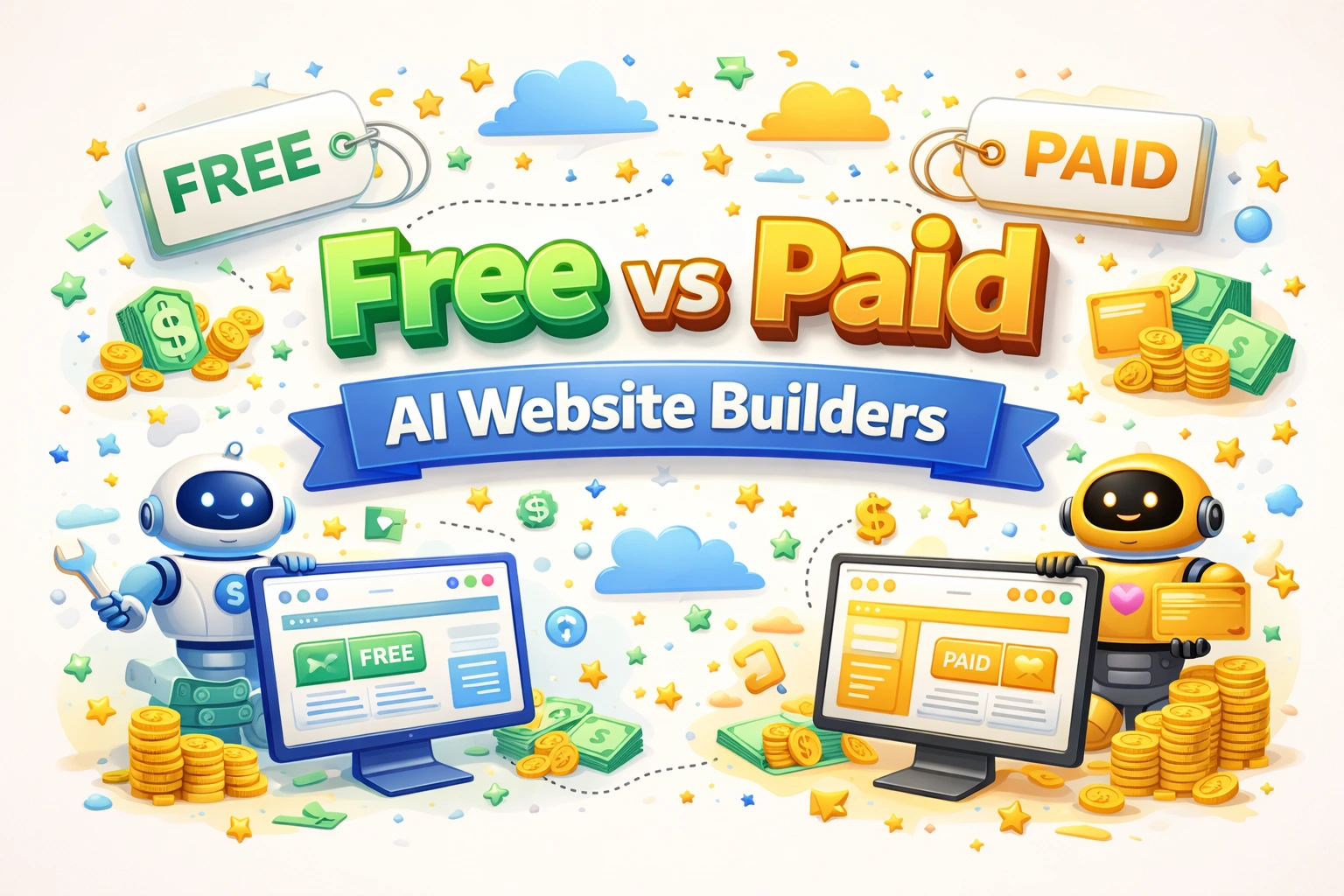 Illustration representing AI SEO tools and search optimization